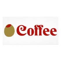 Olive (I Love) Coffee photo cards