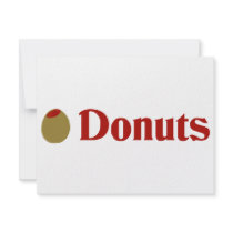 Olive (I Love) Donuts invitations by OliveShop Olive (I Love) Donuts invitations