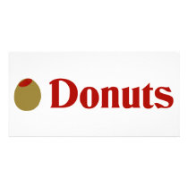 Olive (I Love) Donuts Picture Card
