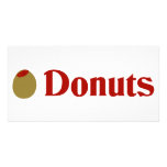 Olive (I Love) Donuts Picture Card