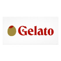 Olive (I Love) Gelato photo cards by OliveShop Olive (I Love) Gelato photo cards