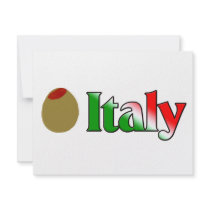 Olive (I Love) Italy invitations