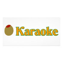 Olive (I Love) Karaoke Photo Cards