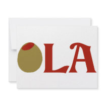OLIVE (I Love) LA Invitation