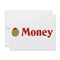 Olive (I Love) Money invitations by OliveShop Olive (I Love) Money invitations