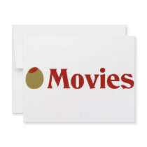 Olive (I Love) Movies invitations by OliveShop Olive (I Love) Movies invitations
