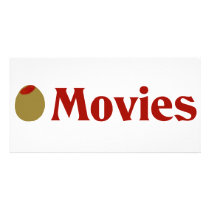 Olive (I Love) Movies Photo Cards