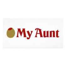Olive (I Love) My Aunt Photo Greeting Card