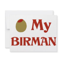 Olive (I Love) My Birman invitations by OliveShop Olive (I Love) My Birman invitations