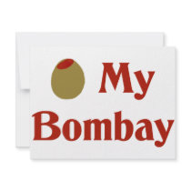 Olive (I Love) My Bombay invitations by OliveShop Olive (I Love) My Bombay invitations