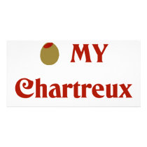 Olive (I Love) My Chartreux photo cards by OliveShop Olive (I Love) My Chartreux photo cards