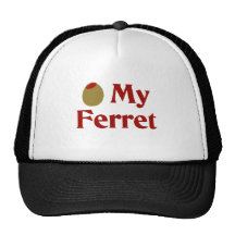 Olive (I Love) My Ferret Hat