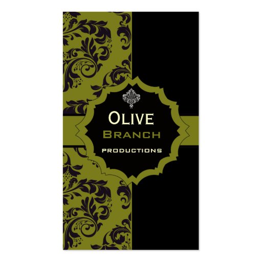 Olive Juice Business Card Templates (front side)