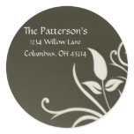 Olive Leaves Address Labels/Stickers stickers