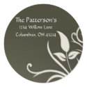 Olive Leaves Address Labels/Stickers