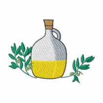Olive Oil Bottle embroidered shirts by ZazzleEmbroidery Olive Oil Bottle embroidered shirts