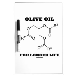 Olive Oil For Longer Life (Molecule) Dry Erase Boards