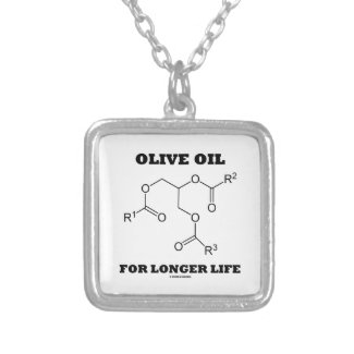 Olive Oil For Longer Life (Molecule) Necklaces
