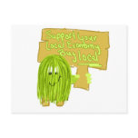 Olive support your local economy postcards