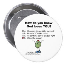 Olive the Above! Pinback Button