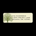 Olive Tree Swirls Labels