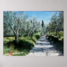 OLIVE TREES IN RIMAGGIO PRINT