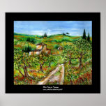 Olive trees in Tuscany Poster