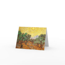 Olive Trees, Vincent Van Gogh Card
