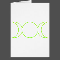 Olive Triple Goddess Outline cards