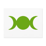 Olive Triple Goddess Post Card