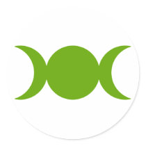 Olive Triple Goddess stickers