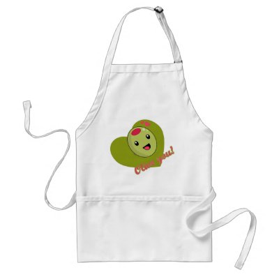 Olive you Apron by aikiri