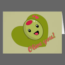 Olive you Card