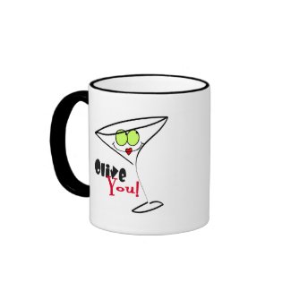 Olive You Martini Romance Mug mug