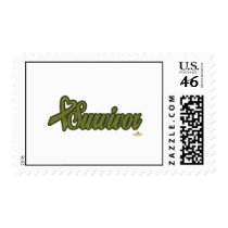 OliveGreenHeartRibbonSurvivor postage