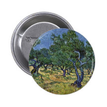 Olivenhain By Vincent Van Gogh Button