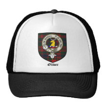 Oliver Clan Crest Badge Tartan Trucker Hat