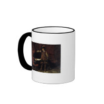 Oliver Cromwell  Opening the Coffin of Charles Coffee Mug