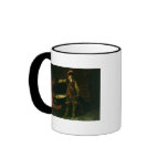 Oliver Cromwell  with the Coffin of Charles I Mugs