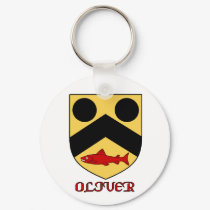 Oliver Family Shield Keychain by NameShack Oliver Family Shield Keychain