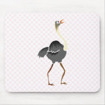 Oliver Ostrich mousepads