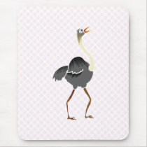 Oliver Ostrich mousepads