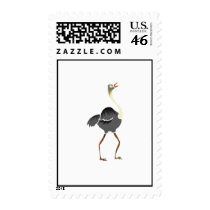Oliver Ostrich postage