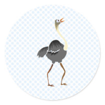 Oliver Ostrich stickers