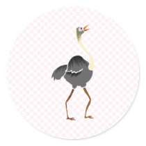 Oliver Ostrich stickers