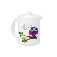 Oliver the Owl 11oz Porcelain Teapot