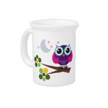 Oliver the Owl 19oz Porcelain Pitcher
