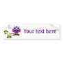 oliver, the owl bumper sticker