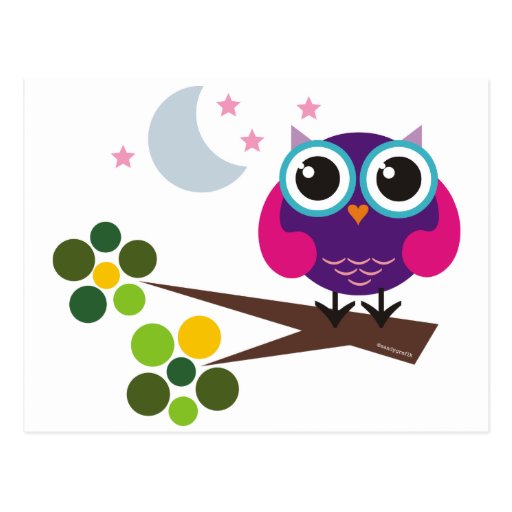 oliver, the owl postcards