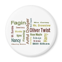Oliver Twist Characters Fridge Magnets